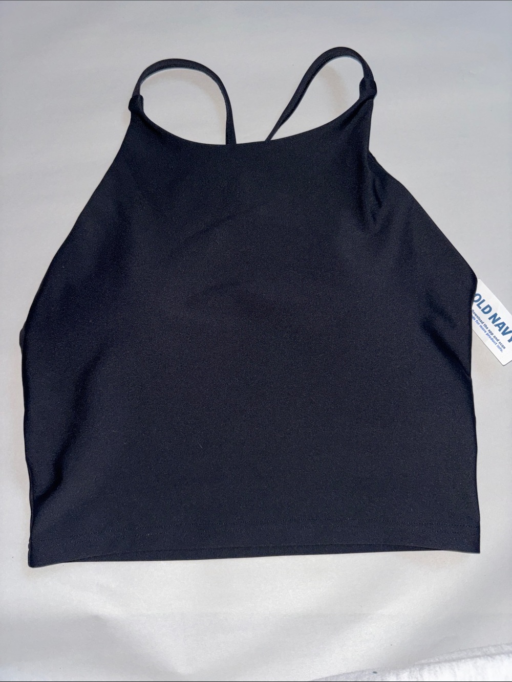NWT Old Navy Black Active Powersoft Sports Bra
